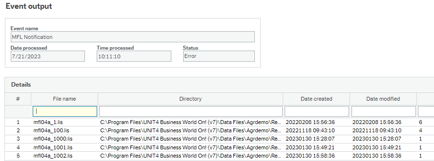 Running MFL from Intellagent