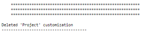 xml delete log