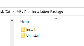 installation package