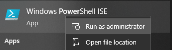 run powuershell